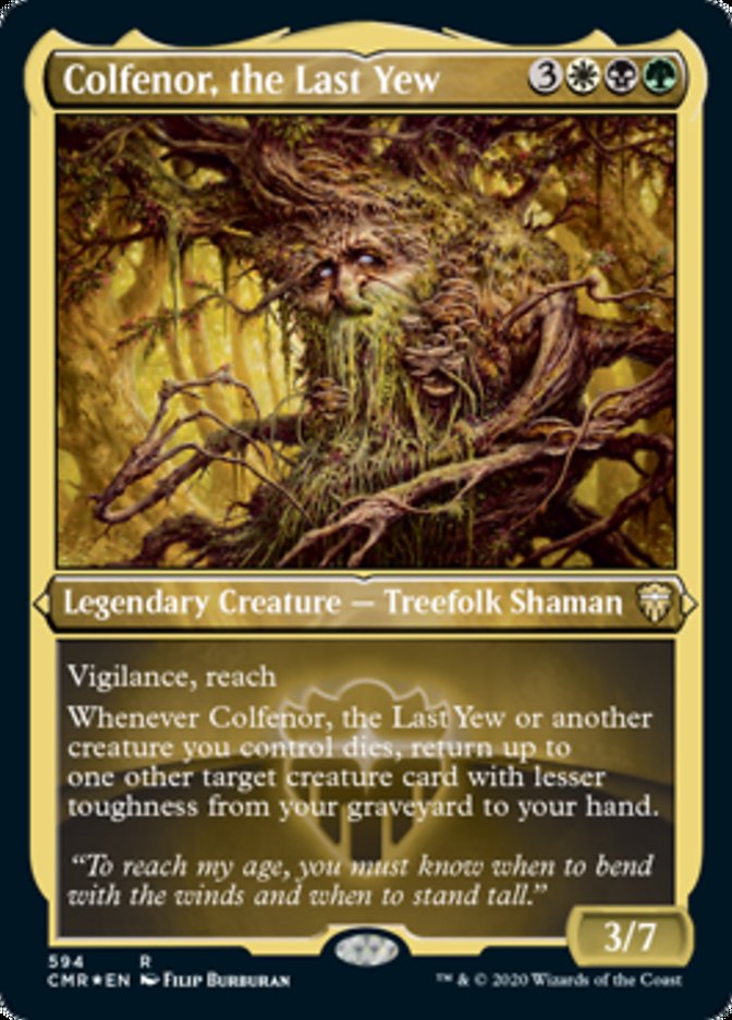 Colfenor, the Last Yew (Etched) [Commander Legends] | The CG Realm