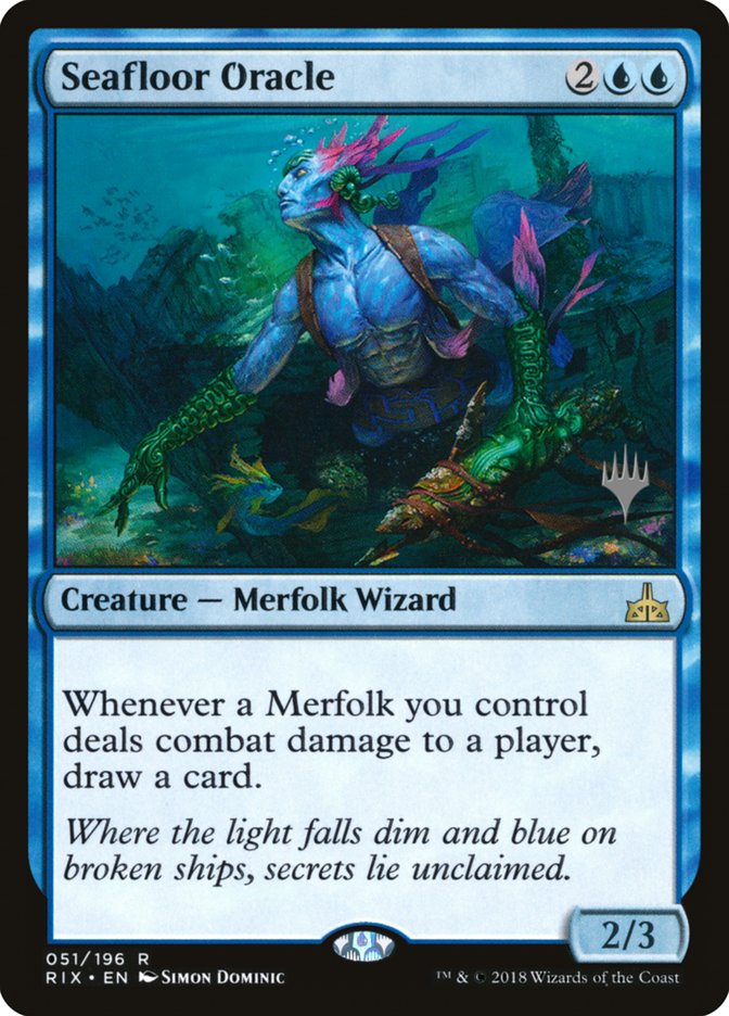Seafloor Oracle (Promo Pack) [Rivals of Ixalan Promos] | The CG Realm