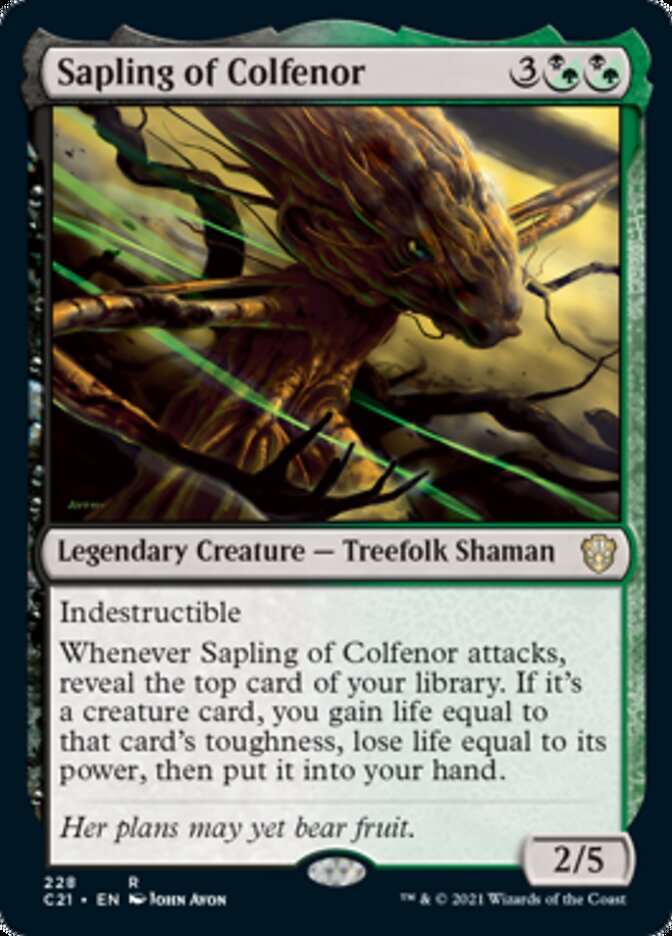 Sapling of Colfenor [Commander 2021] | The CG Realm