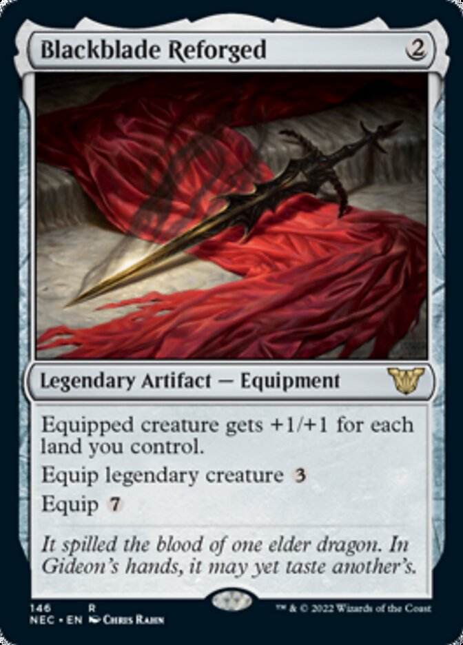 Blackblade Reforged [Kamigawa: Neon Dynasty Commander] | The CG Realm