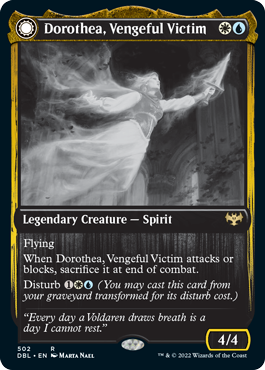 Dorothea, Vengeful Victim (DBL-502) - Innistrad: Double Feature: (Double Faced Transform)