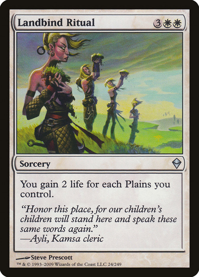 Landbind Ritual [Zendikar] | The CG Realm