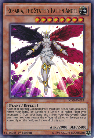 Rosaria, the Stately Fallen Angel [LC5D-EN095] Ultra Rare | The CG Realm