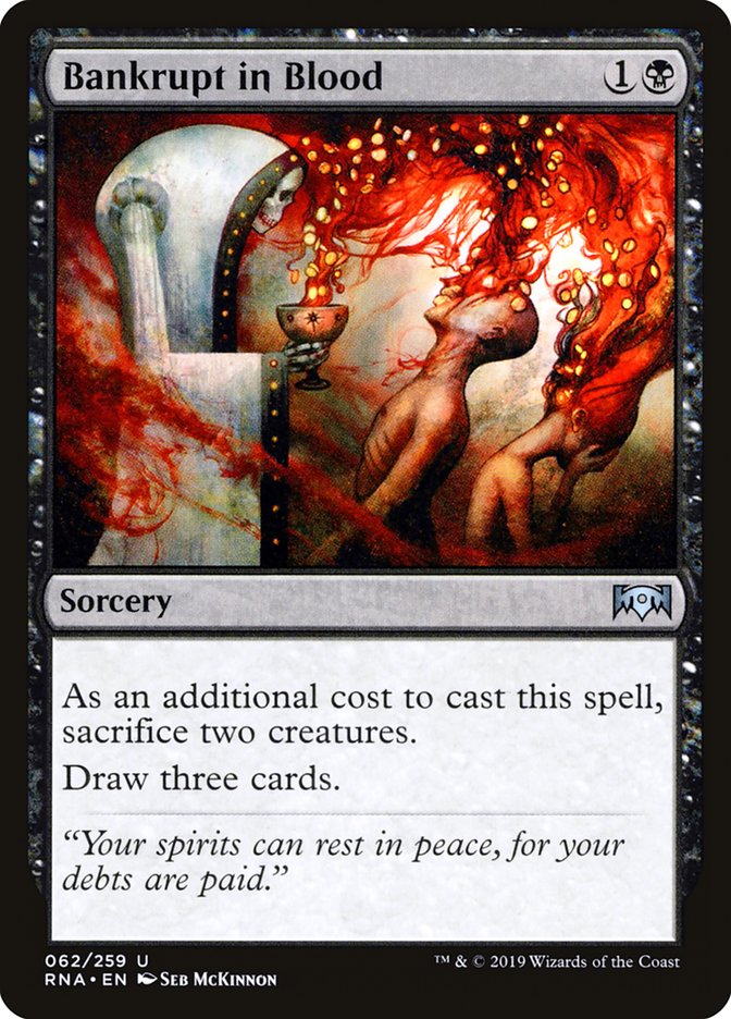 Bankrupt in Blood [Ravnica Allegiance] | The CG Realm