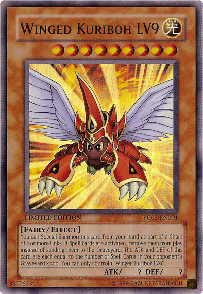 Winged Kuriboh LV9 [YG03-EN001] Ultra Rare | The CG Realm