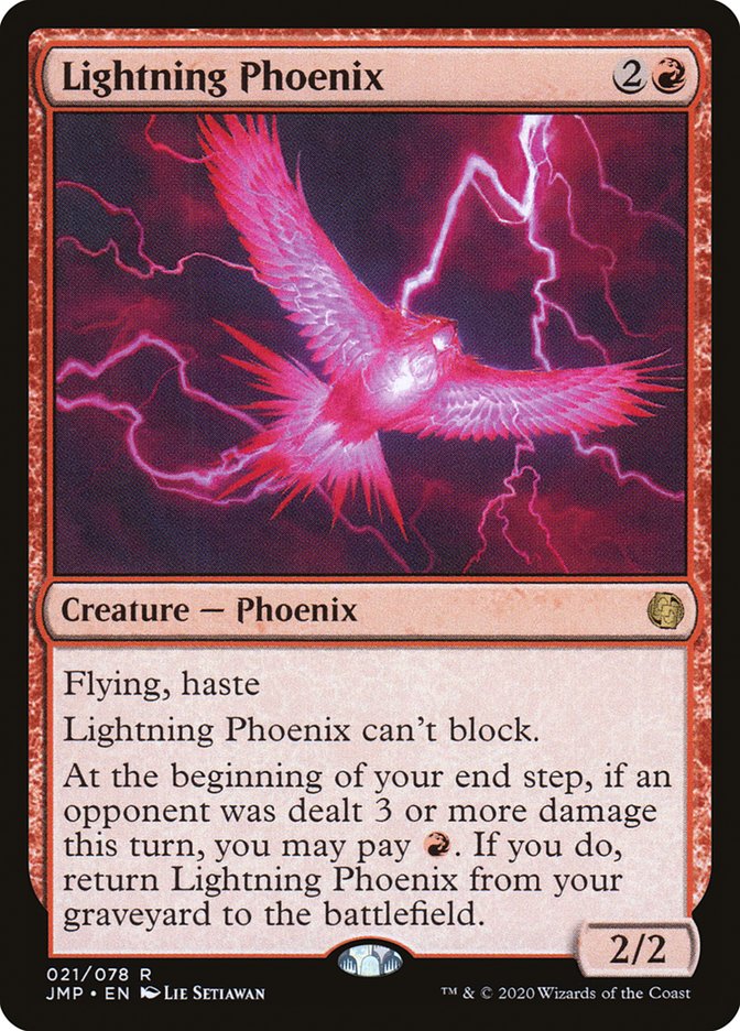 Lightning Phoenix [Jumpstart] | The CG Realm
