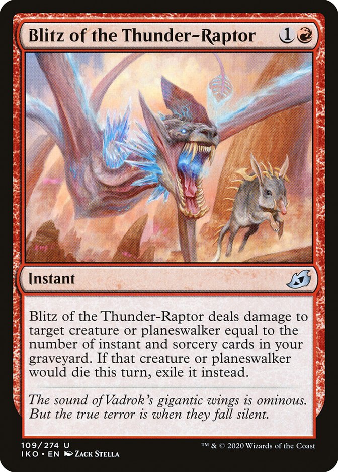 Blitz of the Thunder-Raptor [Ikoria: Lair of Behemoths] | The CG Realm