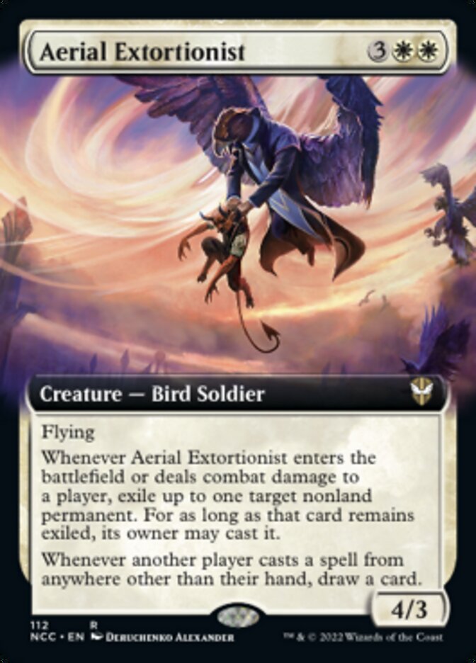 Aerial Extortionist (Extended Art) [Streets of New Capenna Commander] | The CG Realm