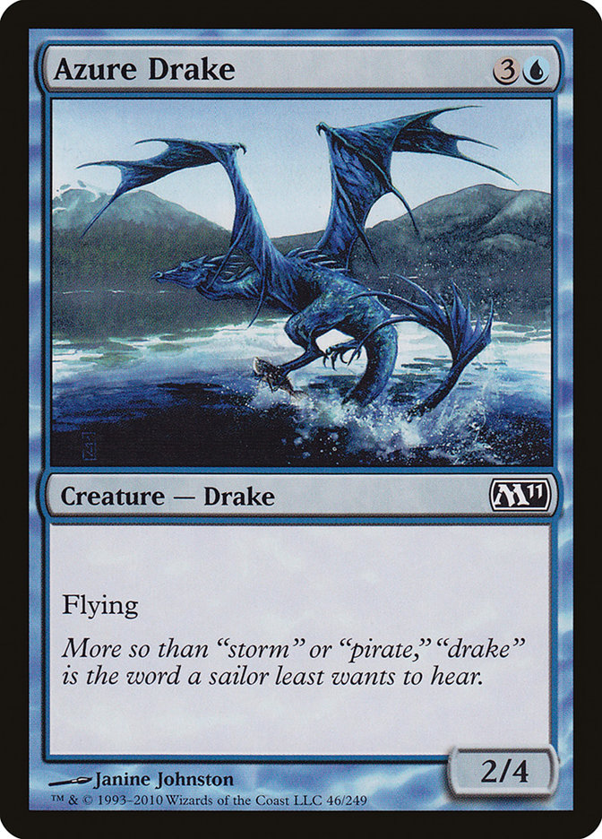 Azure Drake [Magic 2011] | The CG Realm