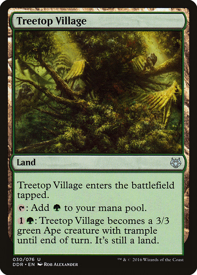 Treetop Village [Duel Decks: Nissa vs. Ob Nixilis] | The CG Realm