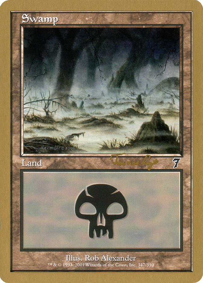 Swamp (tvdl347) (Tom van de Logt) [World Championship Decks 2001] | The CG Realm