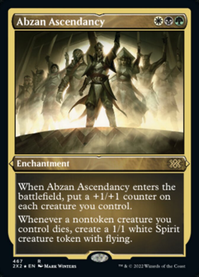 Abzan Ascendancy (Foil Etched) [Double Masters 2022] | The CG Realm