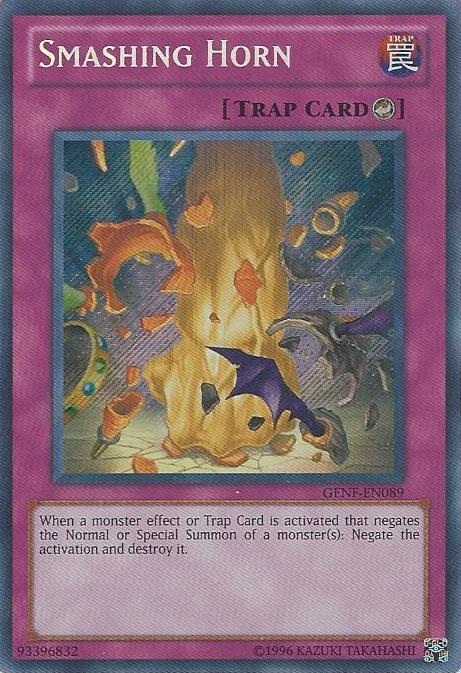 Smashing Horn [GENF-EN089] Secret Rare | The CG Realm