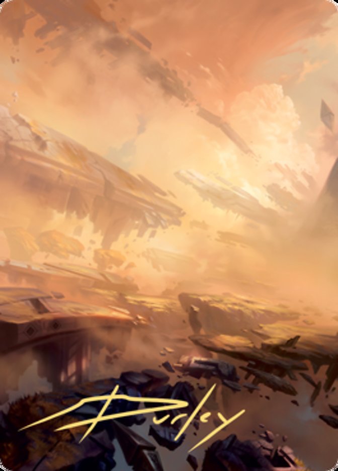 Plains 1 Art Card (Gold-Stamped Signature) [Zendikar Rising Art Series] | The CG Realm