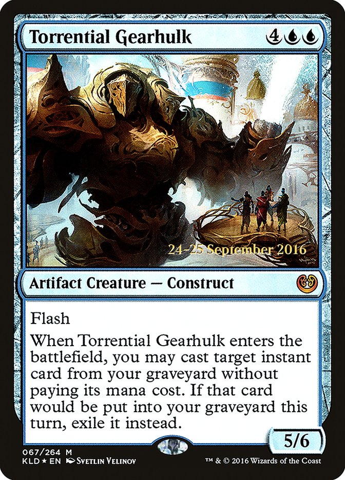 Torrential Gearhulk [Kaladesh Prerelease Promos] | The CG Realm