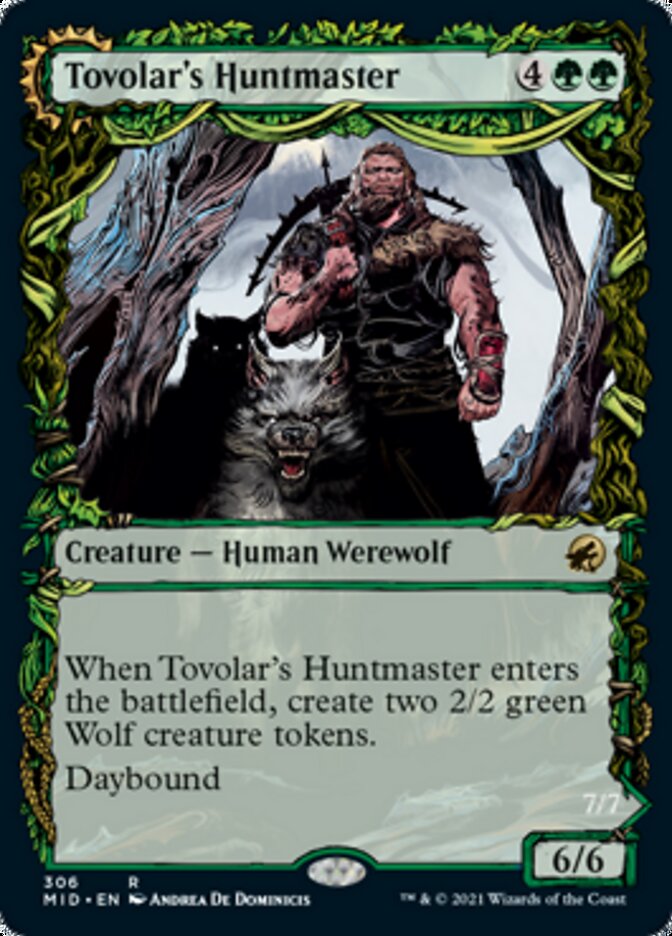 Tovolar's Huntmaster // Tovolar's Packleader (Showcase Equinox) [Innistrad: Midnight Hunt] | The CG Realm