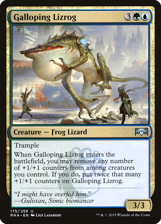 Galloping Lizrog [Ravnica Allegiance] | The CG Realm