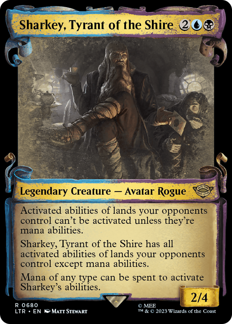 Sharkey, Tyrant of the Shire [The Lord of the Rings: Tales of Middle-Earth Showcase Scrolls] | The CG Realm