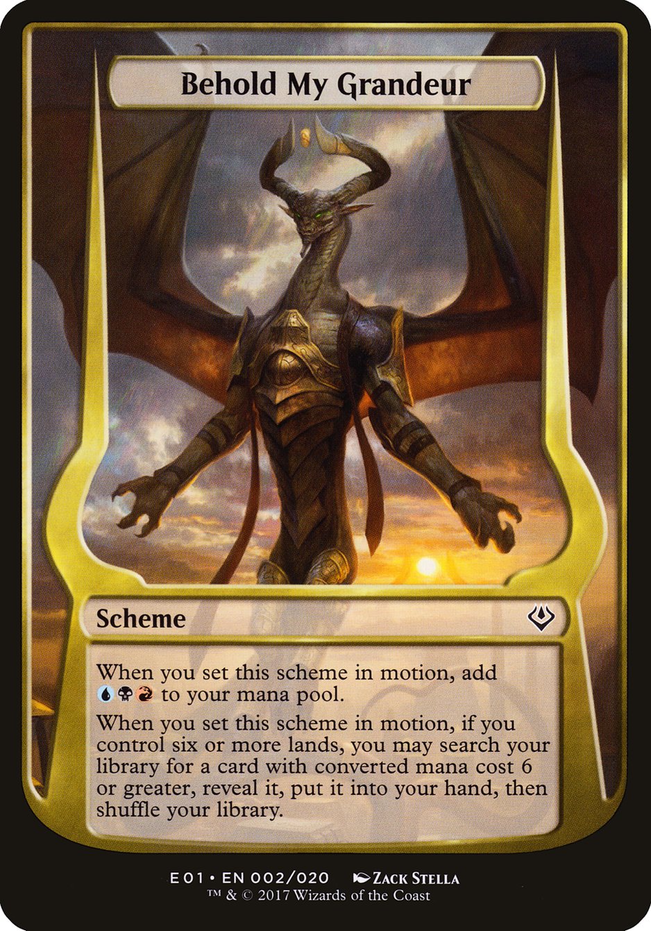 Behold My Grandeur (Schemes) [Archenemy: Nicol Bolas Schemes] | The CG Realm