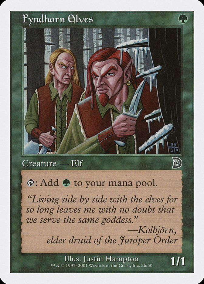 Fyndhorn Elves [Deckmasters] | The CG Realm