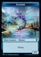 Illusion // Saproling Double-Sided Token [Commander Legends Tokens] | The CG Realm