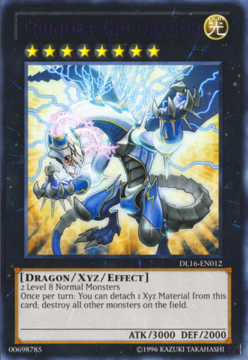 Thunder End Dragon (Purple) [DL16-EN012] Rare | The CG Realm