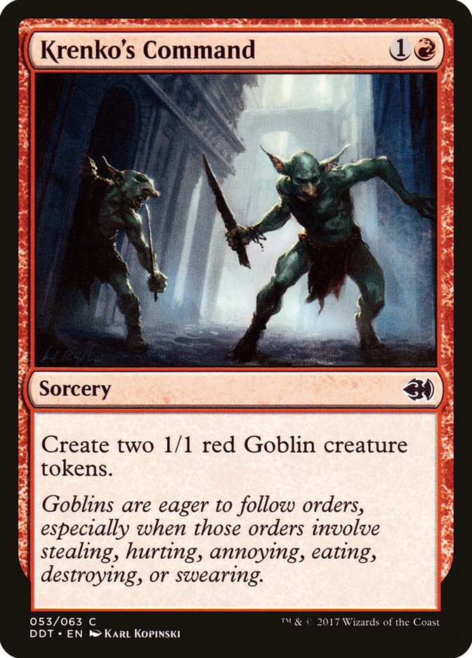Krenko's Command [Duel Decks: Merfolk vs. Goblins] | The CG Realm