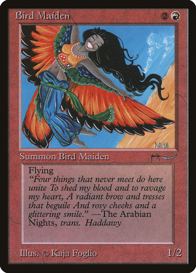 Bird Maiden (Dark Mana Cost) [Arabian Nights] | The CG Realm