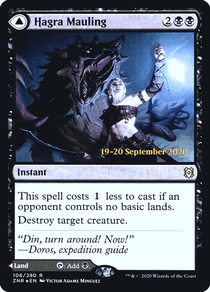 Hagra Mauling (PRE-106S) - Zendikar Rising Promos Foil
