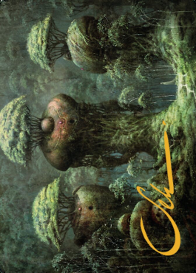 Forest Art Card (Gold-Stamped Signature) [Dominaria United Art Series] | The CG Realm