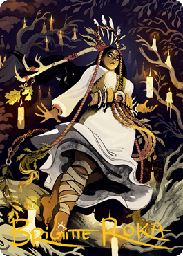 Candlegrove Witch 2 Art Card (Gold-Stamped Signature) [Innistrad: Midnight Hunt Art Series] | The CG Realm