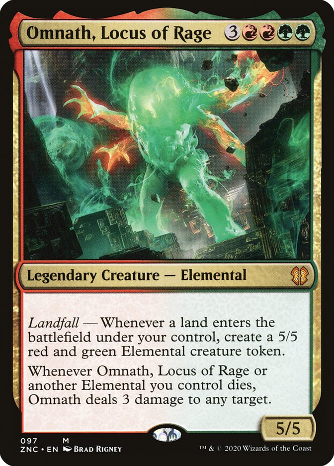 Omnath, Locus of Rage [Zendikar Rising Commander] | The CG Realm
