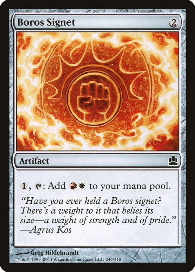 Boros Signet [Commander 2011] | The CG Realm