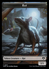 City's Blessing // Rat Double-Sided Token [Commander Masters Tokens] | The CG Realm