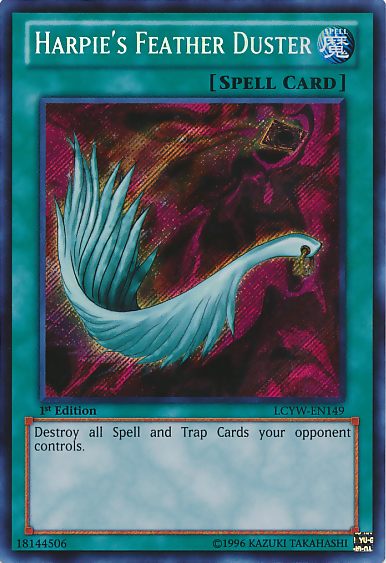 Harpie's Feather Duster [LCYW-EN149] Secret Rare | The CG Realm