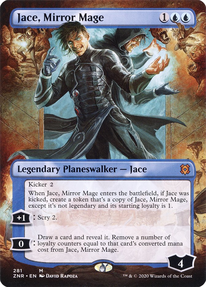 Jace, Mirror Mage (Borderless) [Zendikar Rising] | The CG Realm