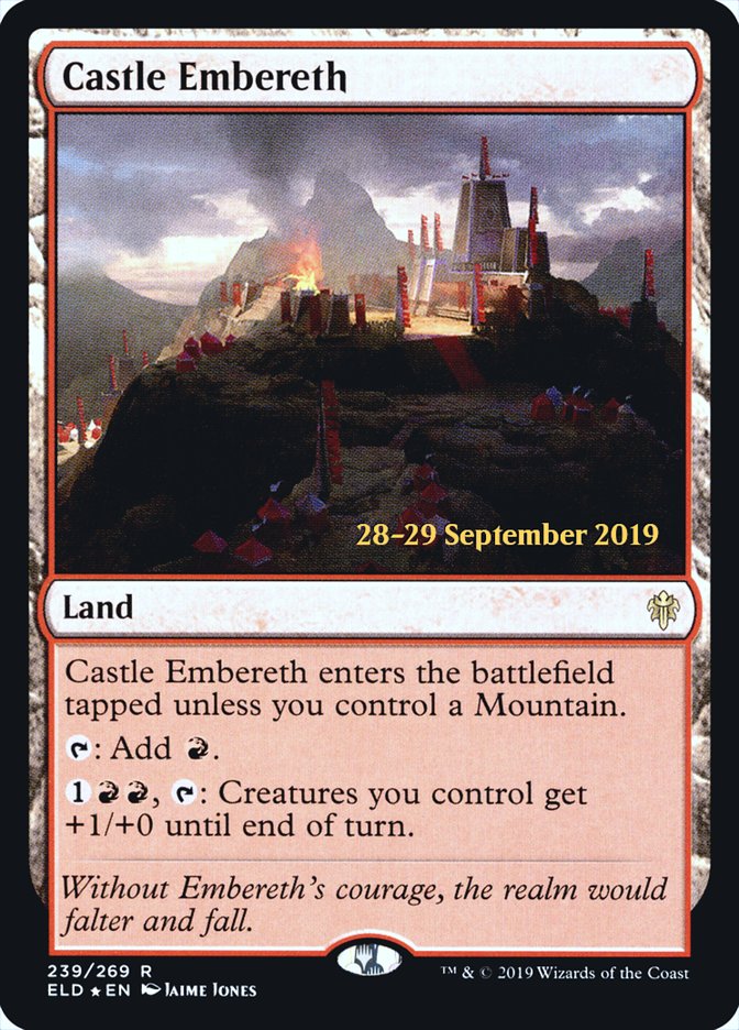 Castle Embereth [Throne of Eldraine Prerelease Promos] | The CG Realm