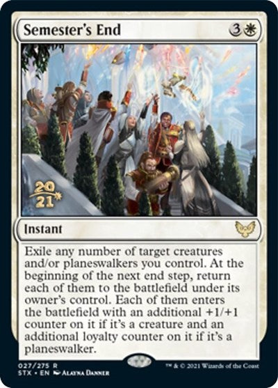 Semester's End [Strixhaven: School of Mages Prerelease Promos] | The CG Realm
