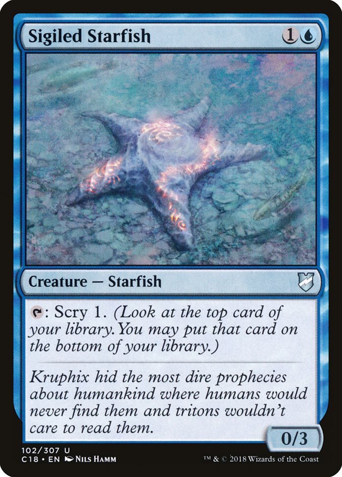 Sigiled Starfish [Commander 2018] | The CG Realm