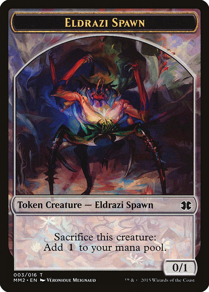 Eldrazi Spawn Token (003/016) [Modern Masters 2015 Tokens] | The CG Realm