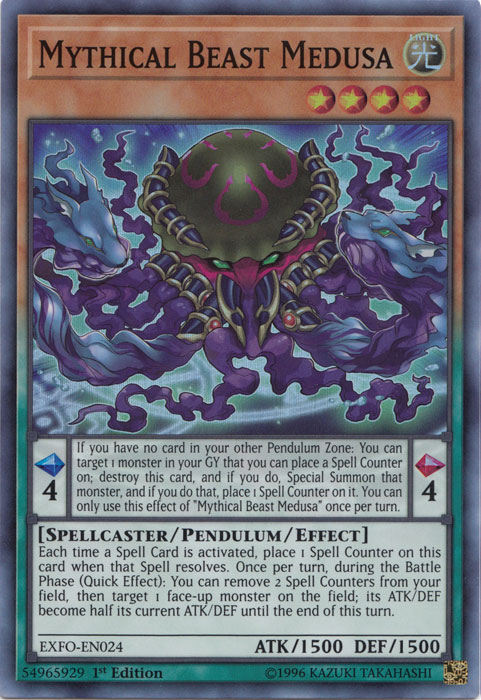Mythical Beast Medusa [EXFO-EN024] Super Rare | The CG Realm