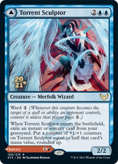 Torrent Sculptor // Flamethrower Sonata [Strixhaven: School of Mages Prerelease Promos] | The CG Realm