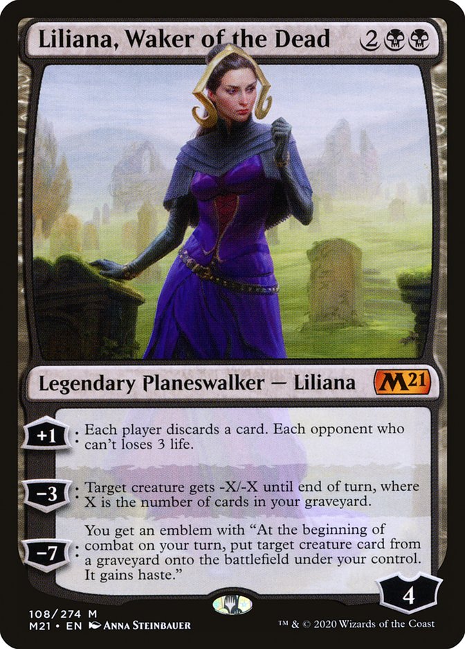 Liliana, Waker of the Dead [Core Set 2021] | The CG Realm