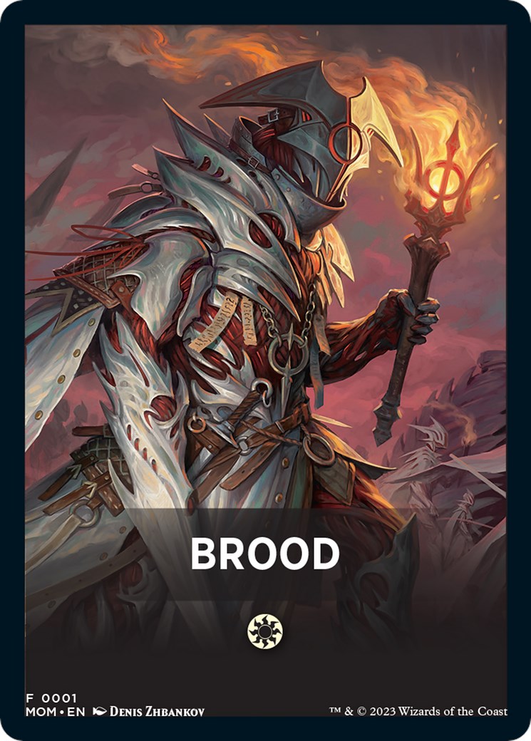 Brood Theme Card [March of the Machine Tokens] | The CG Realm