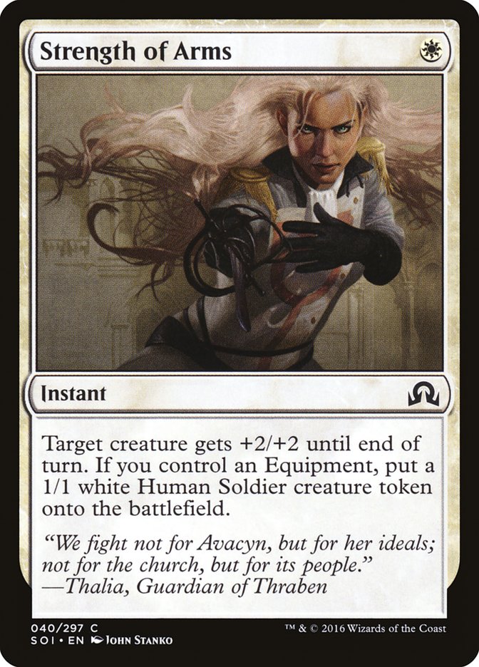 Strength of Arms [Shadows over Innistrad] | The CG Realm