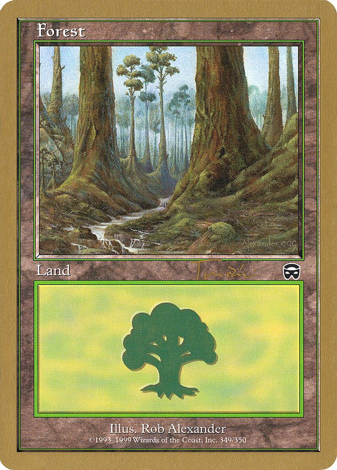 Forest (jt349) (Jan Tomcani) [World Championship Decks 2001] | The CG Realm