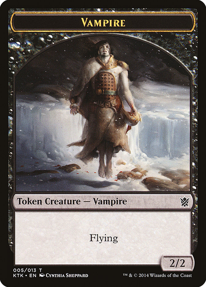 Vampire Token [Khans of Tarkir Tokens] | The CG Realm