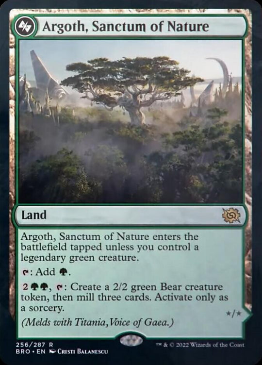 Argoth, Sanctum of Nature (BRO-256) - The Brothers' War