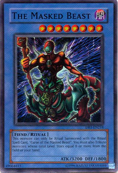 The Masked Beast [DB1-EN214] Super Rare | The CG Realm