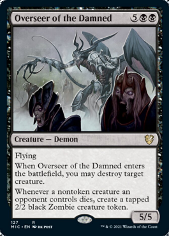 Overseer of the Damned [Innistrad: Midnight Hunt Commander] | The CG Realm